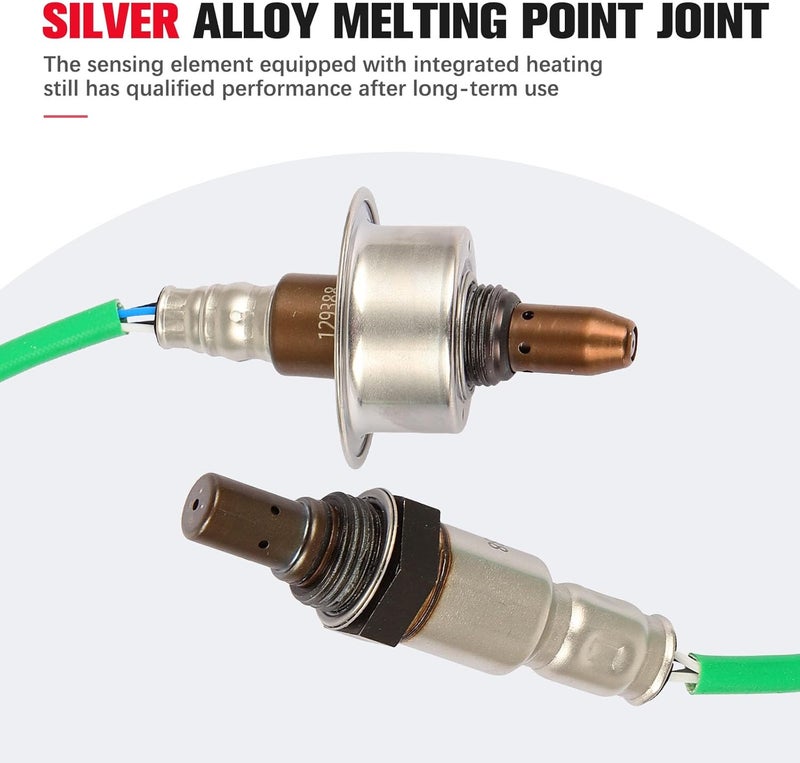 QIJIAUTO O2 Oxygen Sensor Upstream Downstream Compatible for Honda CR-V 2007 2008 2009 2010 2011 234-9091 234-4462 2PCS - Image 3